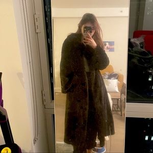 Blackglama long mink fur coat size approx. S
